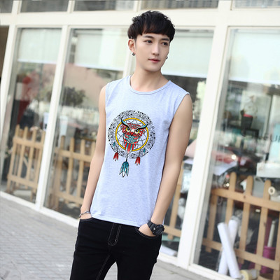 Мъжки потник в няколко модела с етно мотиви,надпис и щампа