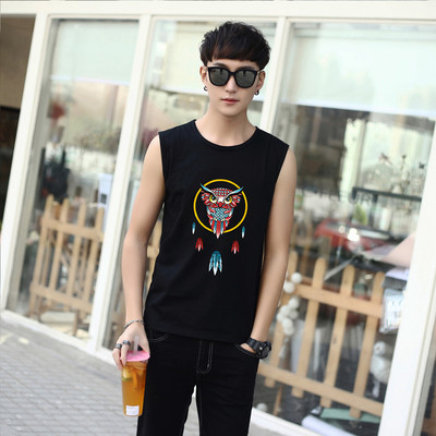 Мъжки потник в няколко модела с етно мотиви,надпис и щампа