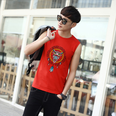 Мъжки потник в няколко модела с етно мотиви,надпис и щампа