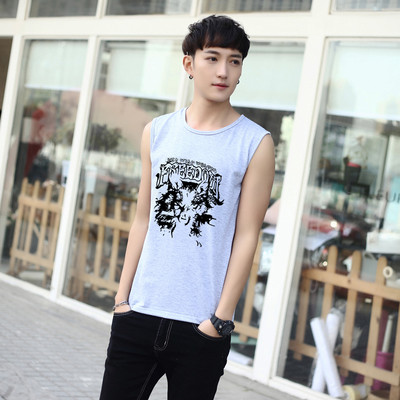 Мъжки потник в няколко модела с етно мотиви,надпис и щампа