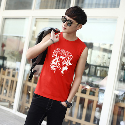 Мъжки потник в няколко модела с етно мотиви,надпис и щампа