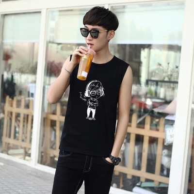 Мъжки потник в няколко модела с етно мотиви,надпис и щампа