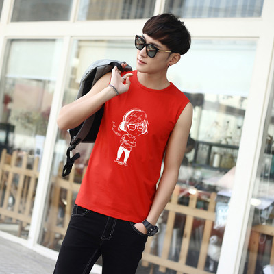 Мъжки потник в няколко модела с етно мотиви,надпис и щампа