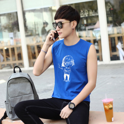 Мъжки потник в няколко модела с етно мотиви,надпис и щампа