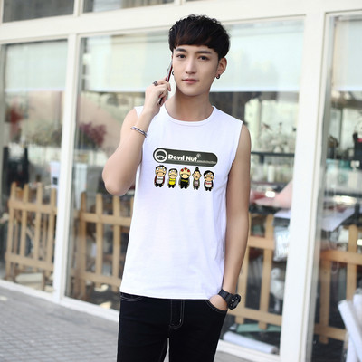 Мъжки потник в няколко модела с етно мотиви,надпис и щампа