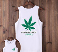 Férfi felső két színben virágos motívummal