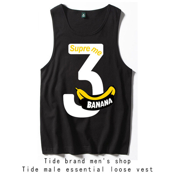 Fekete-fehér férfi felső, színes nyomattal