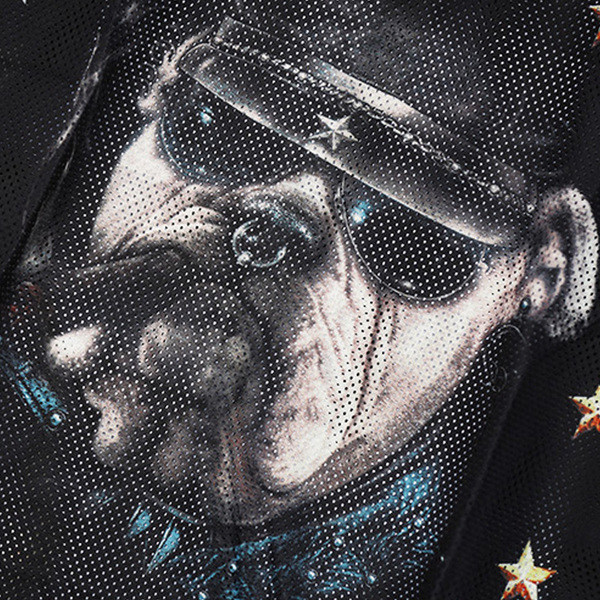 Модерен мъжки потник с щампа на животно