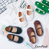 Alkalmi gyerekcipő lányoknak szalaggal