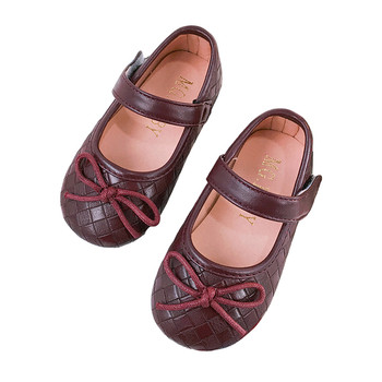 Περιστασιακά παιδικά παπούτσια για κορίτσια με κορδέλα