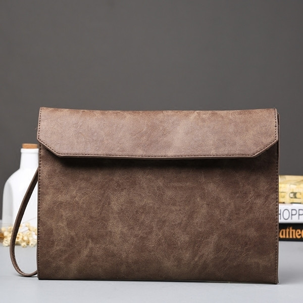 Öko bőrből készült férfi táska két színben