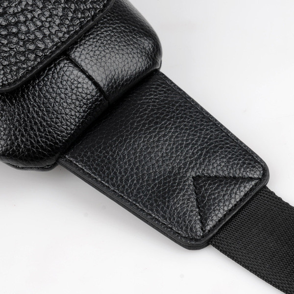 Ανδρικό σακίδιο  από οικολογικό δέρμα σε δύο χρώματα