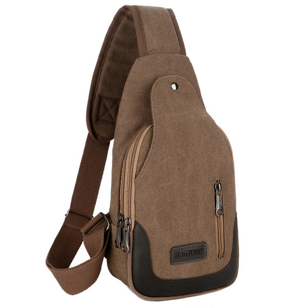 Vállon áthelyezett kis férfi hátizsák többféle színben