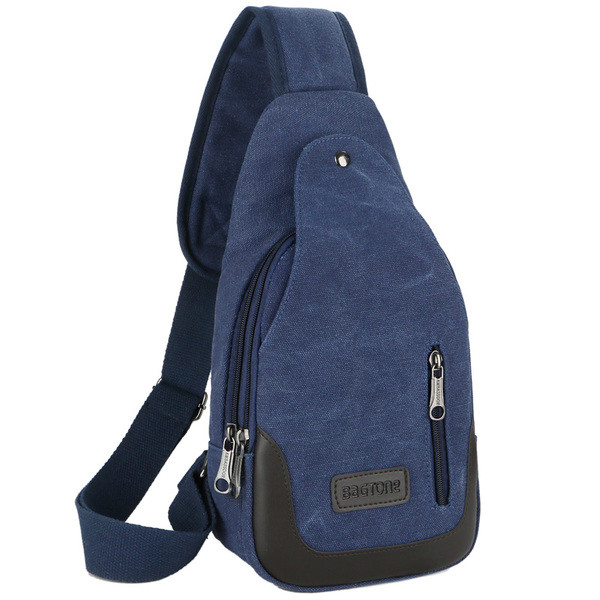 Vállon áthelyezett kis férfi hátizsák többféle színben