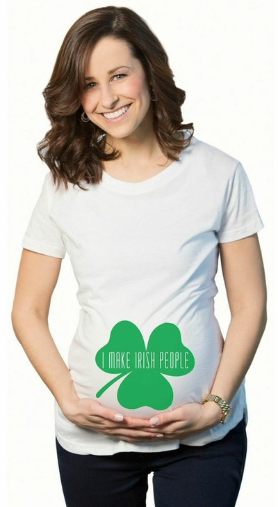 Tricou in mai multe culori pentru gravide cu inscriptie si imprimeu