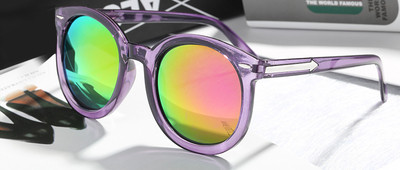 Ochelari moderni rotunzi de dama in mai multe culori