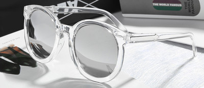 Ochelari moderni rotunzi de dama in mai multe culori