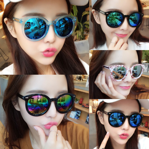 Ochelari moderni rotunzi de dama in mai multe culori