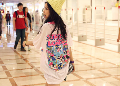 Tunica de dama potrivita pentru femeile insarcinate cu inscriptie