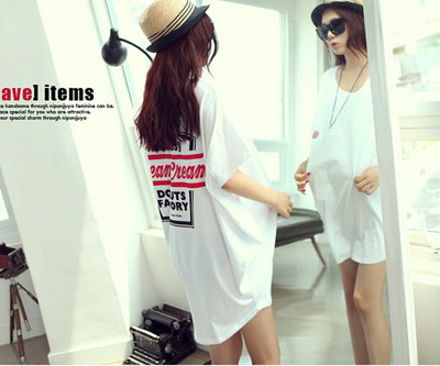 Tunica de dama potrivita pentru femeile insarcinate cu inscriptie