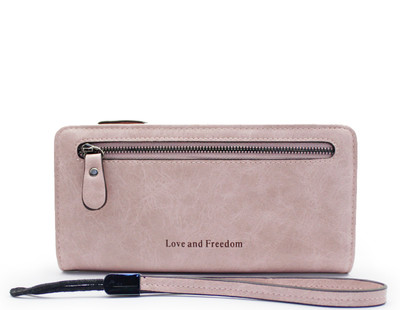 Portofel lung de dama cu fermoare in diferite culori