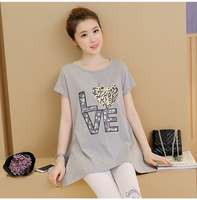 Tricou de zi cu zi pentru gravide in mai multe culori cu inscriptie