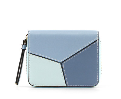 O poseta mica de dama din imitatie de piele cu fermoar in trei culori