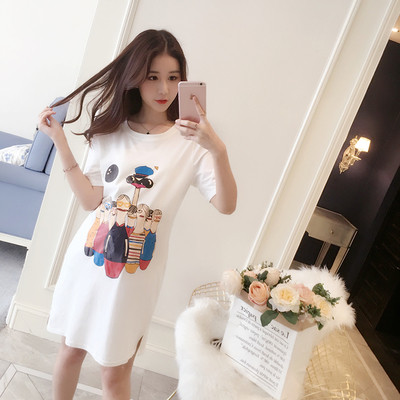 Rochie de dama de vara pentru gravide in mai multe culori cu imprimeu