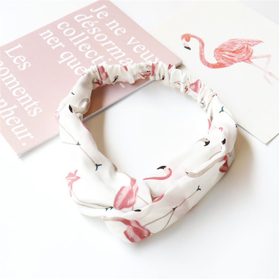 Accesoriu de par in doua modele, alb-negru cu imprimeu