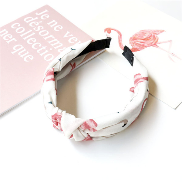 Accesoriu de par in doua modele, alb-negru cu imprimeu