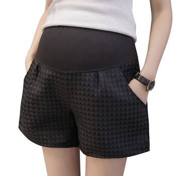Къси ежедневни панталони за бремени жени с ластичен колан