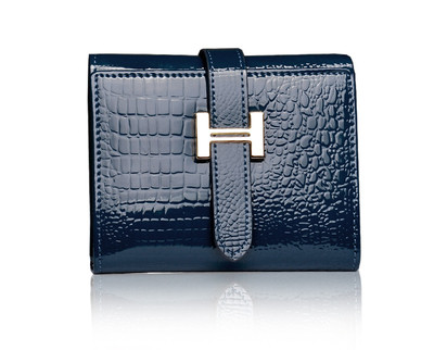 Portofel de dama confortabil din piele lacuita in mai multe culori