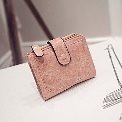 Portofel de dama din piele ecologica cu compartiment pentru monede in trei culori