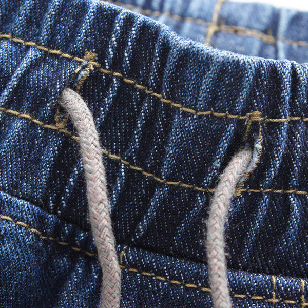 Blugi casual barbati uni cu talie elastica