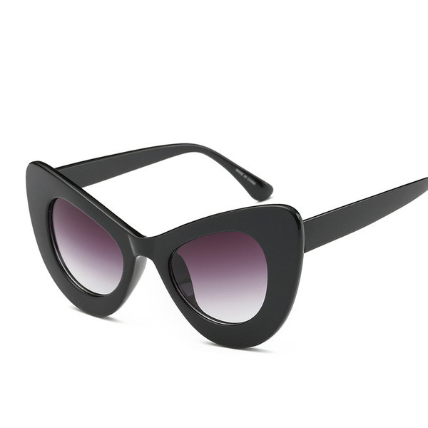 Ochelari de damă non-standard cu rame largi în roșu, roșu și alb