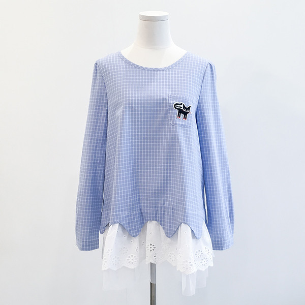 Cămașă de damă pentru gravide în două modele cu mâneci scurte și lungi