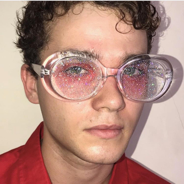 Ochelari eleganti de dama cu particule stralucitoare in diferite culori