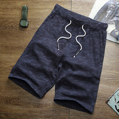 Sport - pantaloni scurți casual pentru bărbați cu margini colorate cu inscripție în mai multe culori