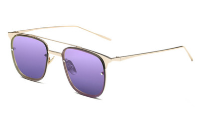 Ochelari de soare de dama cu rame metalice in diferite culori