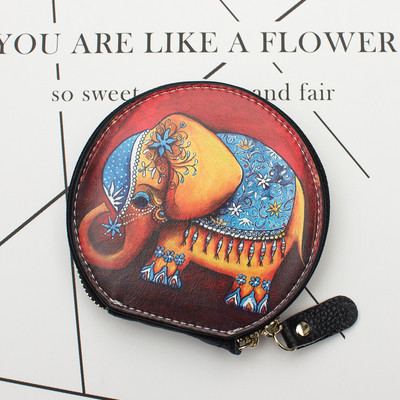 O poșetă mică de femei cu diverse desene animate