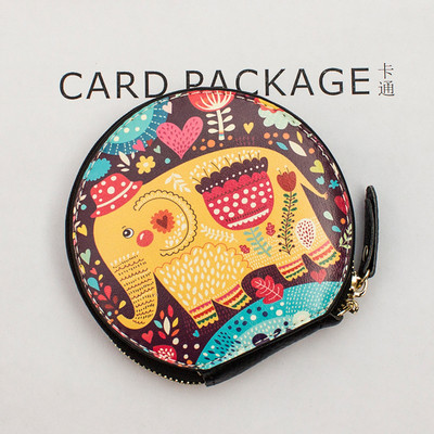 O poșetă mică de femei cu diverse desene animate