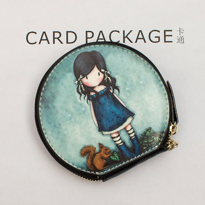 O poșetă mică de femei cu diverse desene animate