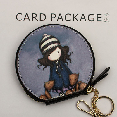 O poșetă mică de femei cu diverse desene animate