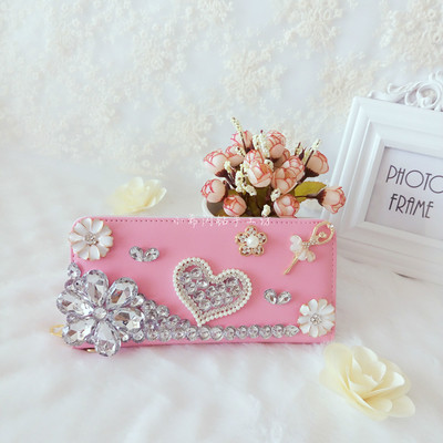 Portofel de dama cu pietre decorative in mai multe culori