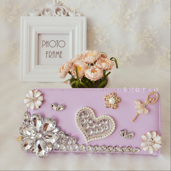 Portofel de dama cu pietre decorative in mai multe culori