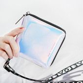 Portofel mic de dama in doua culori neon