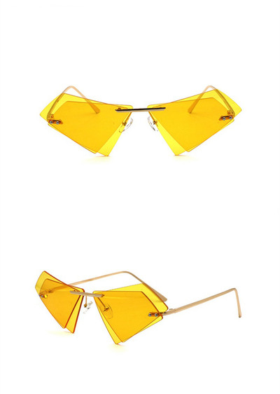 Ochelari de soare pentru femei - non-standard, în diferite culori