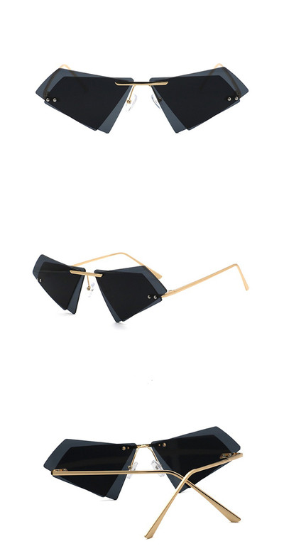 Ochelari de soare pentru femei - non-standard, în diferite culori