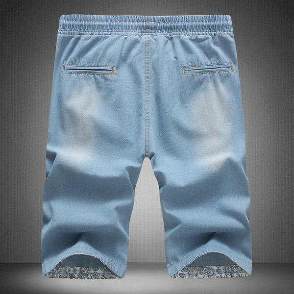 Blugi de vara barbatesti cu talie elastica in doua culori