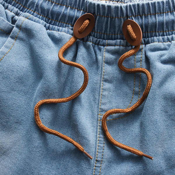 Blugi de vara barbatesti cu talie elastica in doua culori